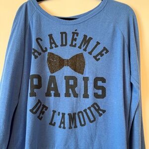Preloved Paris Blue Top